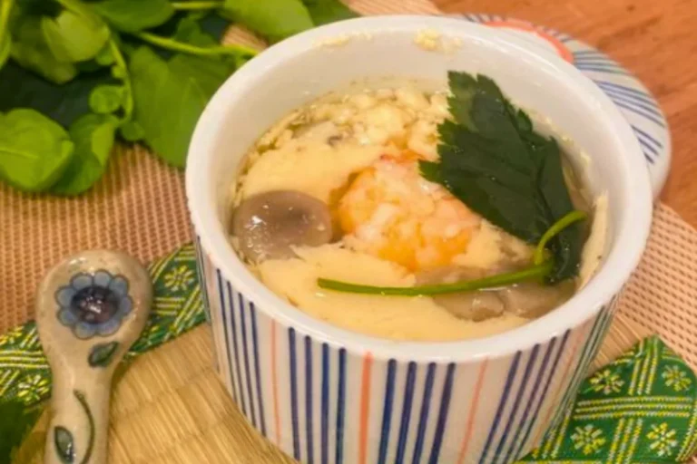 Receita inovadora de chawan mushi