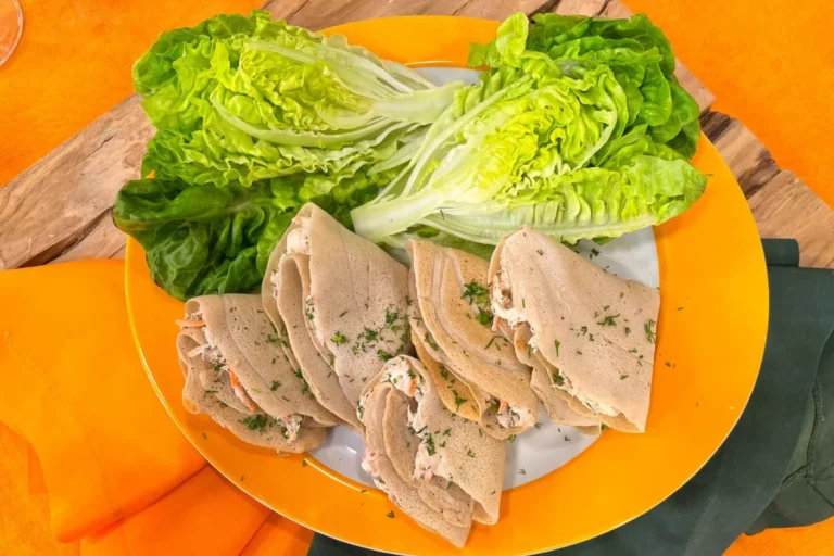 Panqueca de Quinoa com Frango