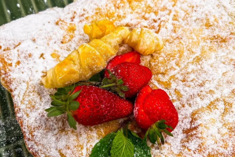 Receita de massa folhada de morangos com nozes