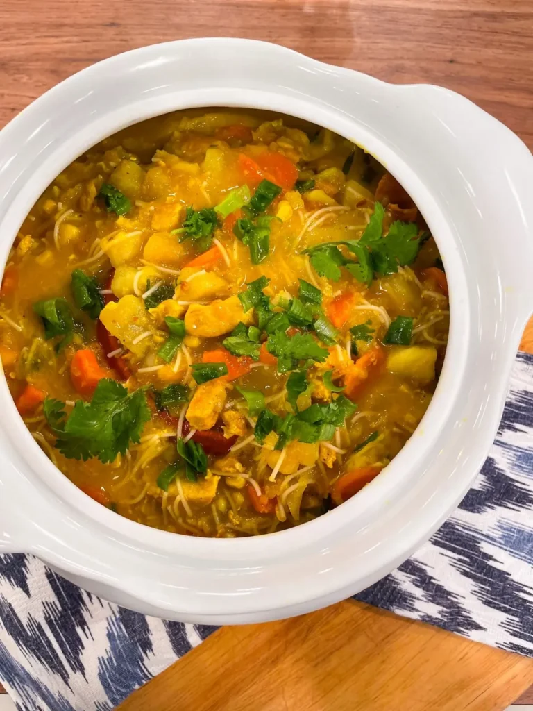 Sopa cremosa da Sandrinha