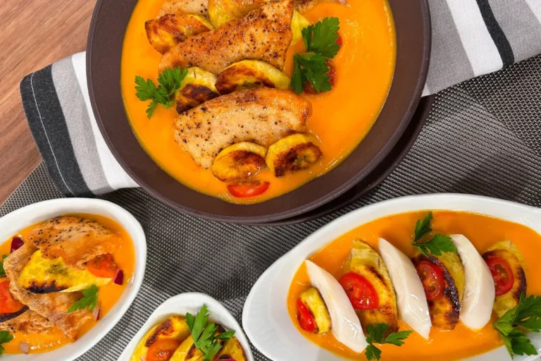 Delicioso peixe ao molho de moqueca