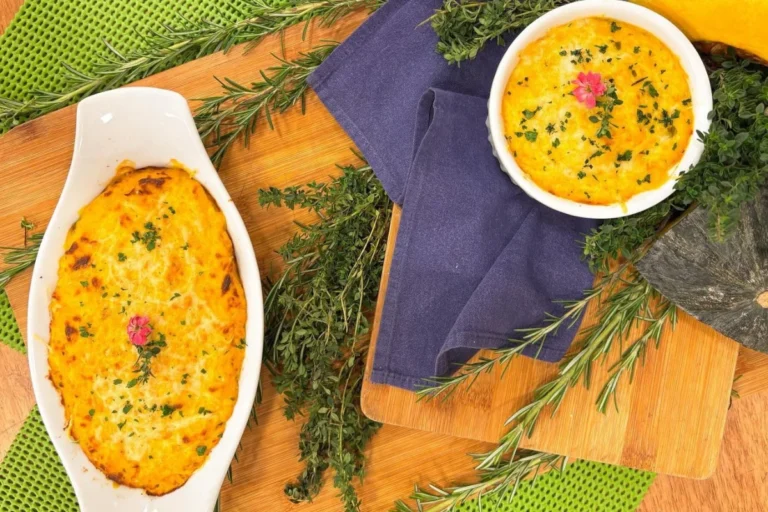 Fricassé de frango com molho de abóbora