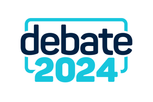 Logo do programa Debate Eleições 2024