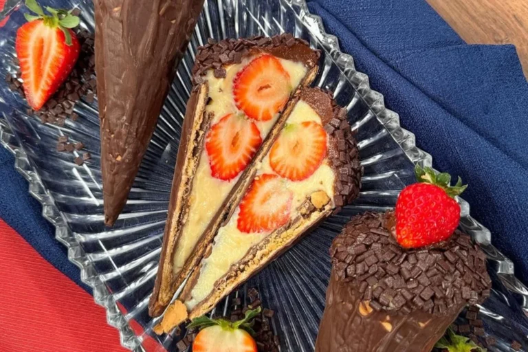 Cones recheados doces