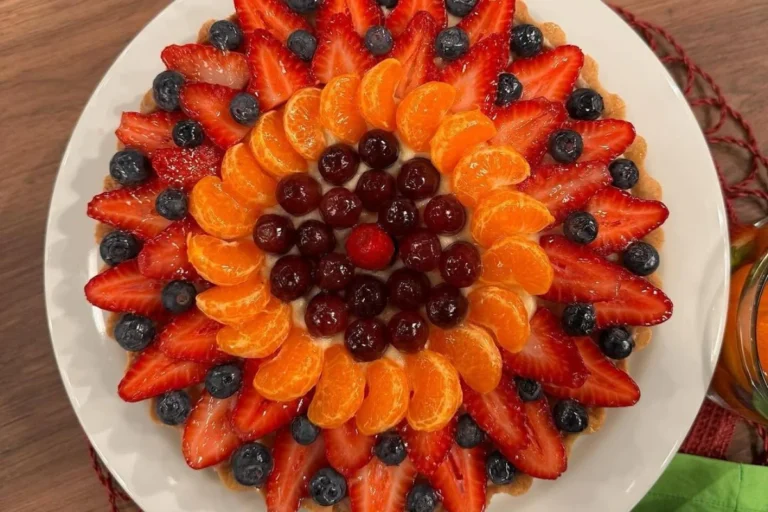 Deliciosa torta de frutas