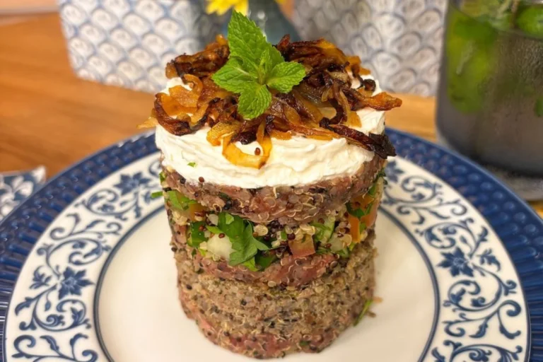 Quibe montado sem glúten