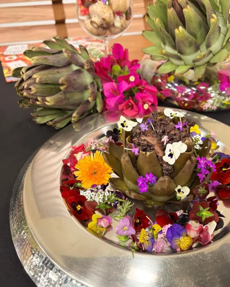 Alcachofra com risotto mantiqueira