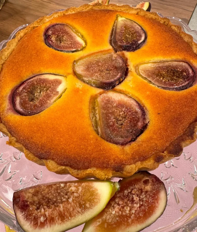 Incrível torta de figo com ricota