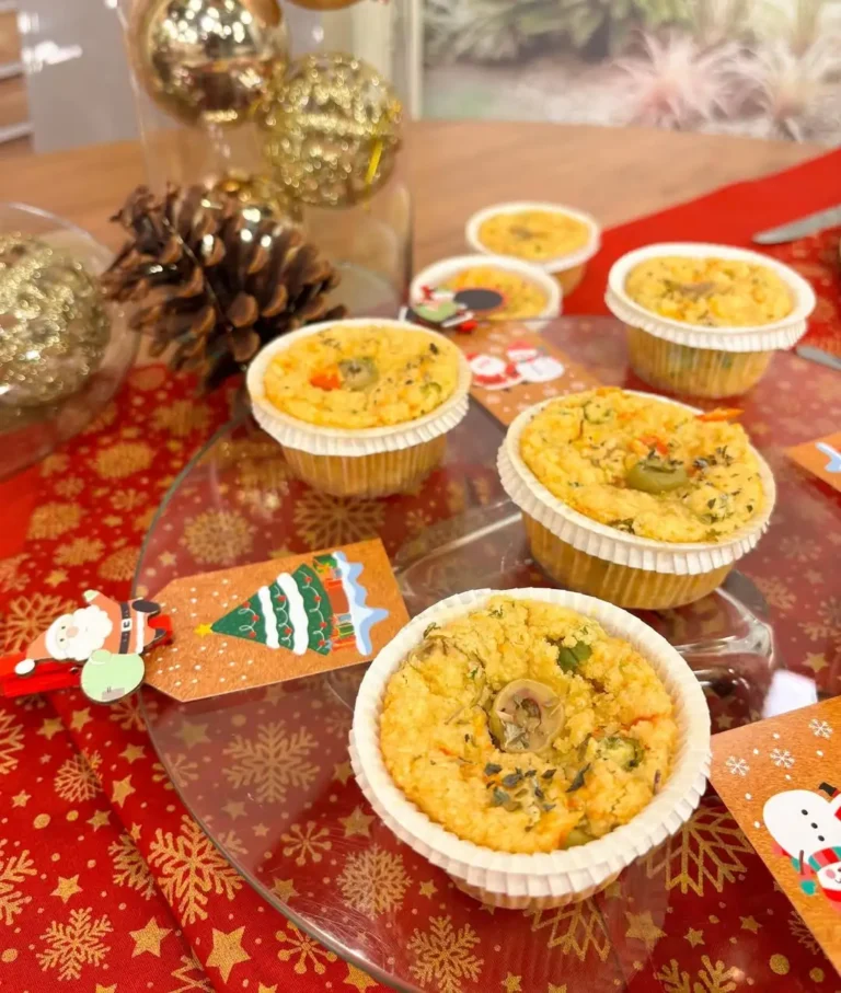 Muffins de legumes saudáveis