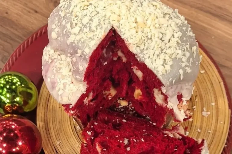 Aprenda a fazer um panetone red velvet