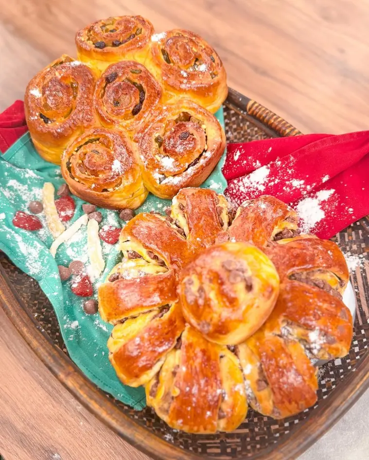 Saborosas roscas natalinas