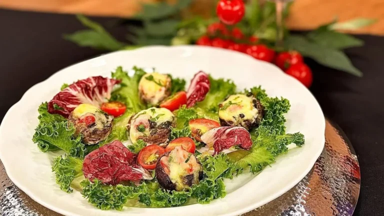 Deliciosos Cogumelos Portobello recheados