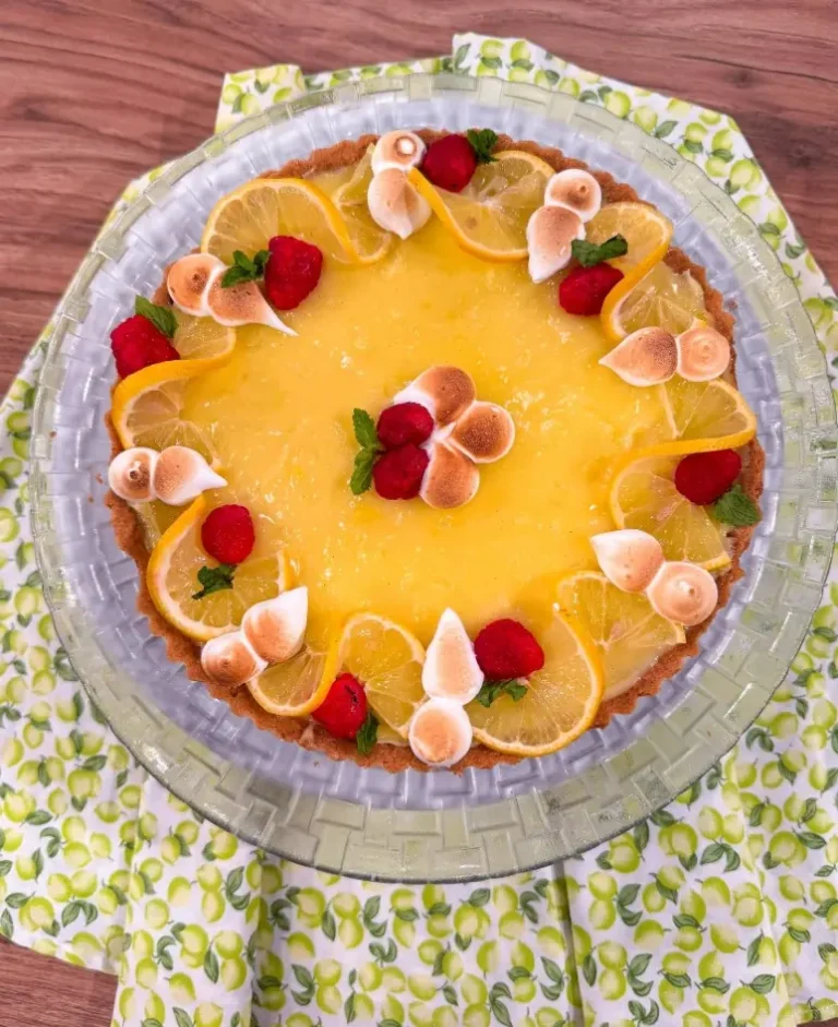Maravilhosa torta de limão