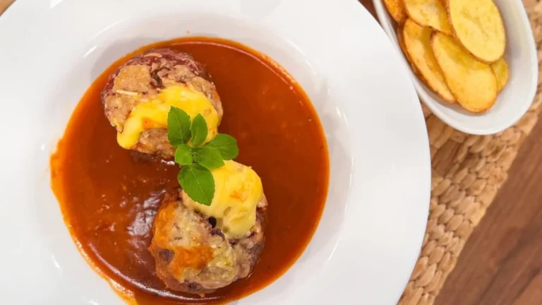 Super suculento polpetone recheado