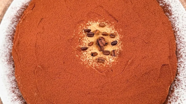 Maravilhoso bolo capuccino