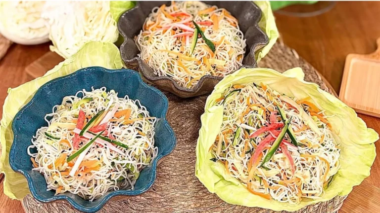 Salada de macarrão bifum