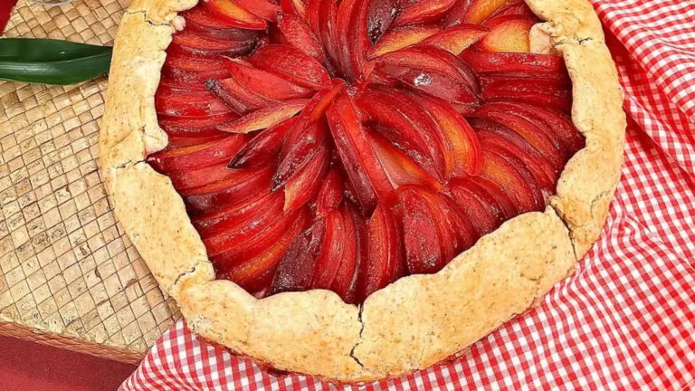 Galette de ameixa vermelha