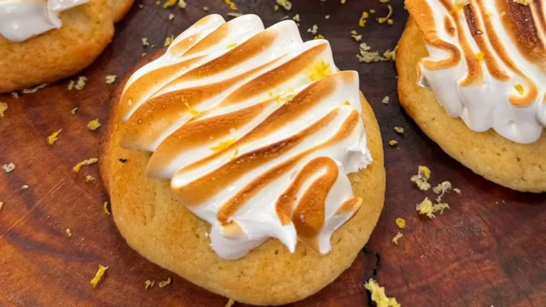 Maravilhoso cookie de torta de limão