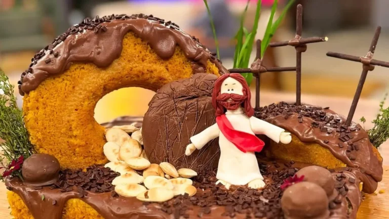 Lindo e maravilhoso bolo da ressurreição