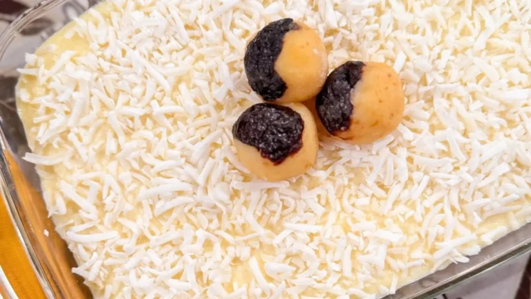 Delicioso pavê de olho de sogra