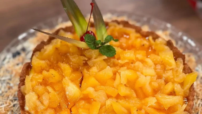 Torta de abacaxi caramelizada