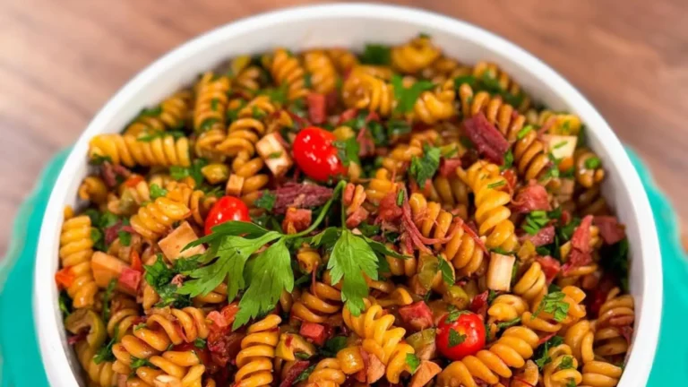 Maravilhoso macarrão campeiro