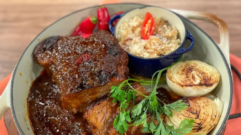 Maminha na cerveja com farofa crocante