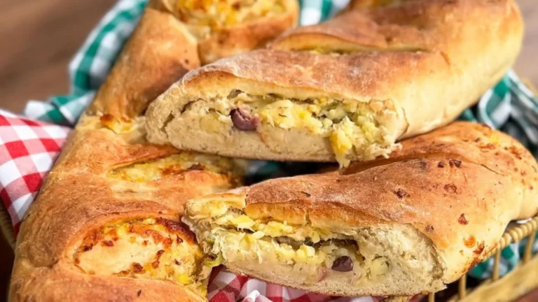 Delicioso pão de bacalhau