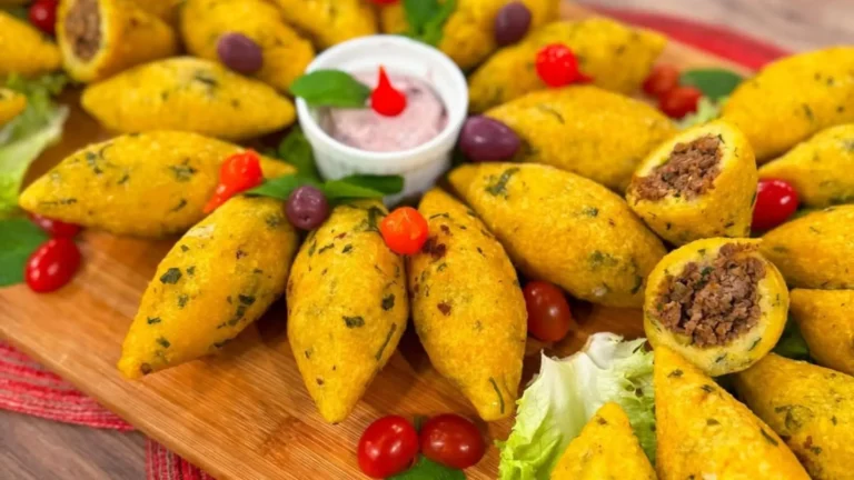 Delicioso bolinho de carne