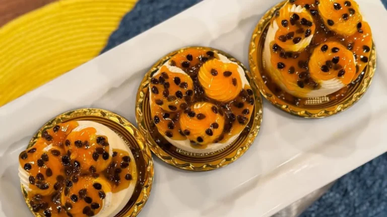 Maravilhoso cheesecake de maracujá