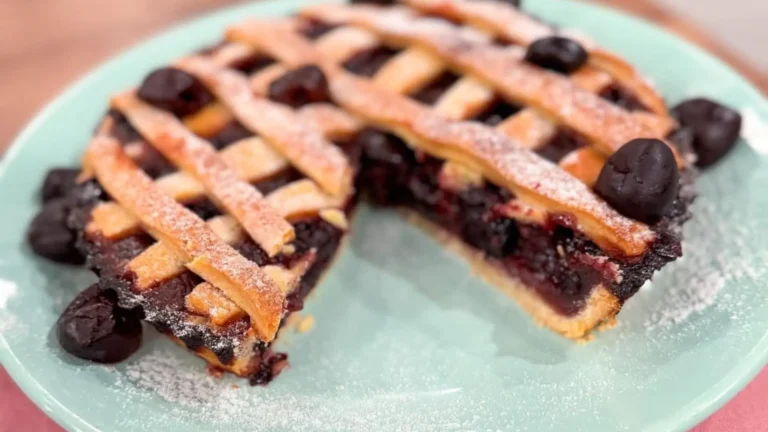 Deliciosa crostata de cereja