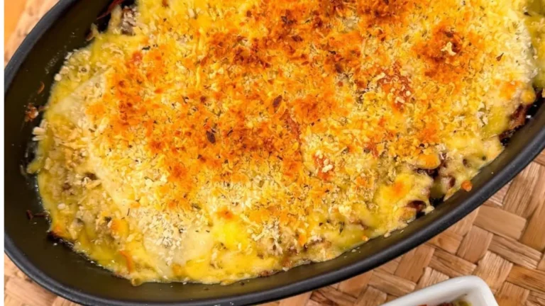 Delicioso escondidinho de carne louca