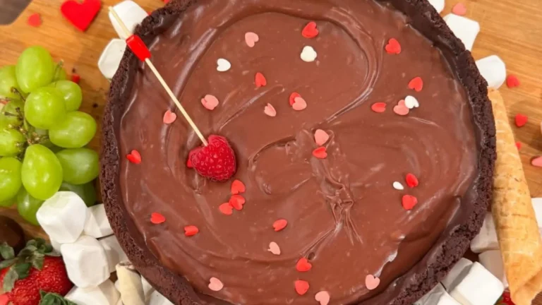 Maravilhoso fondue de brownie