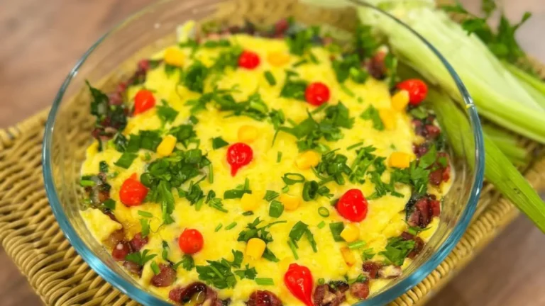 Delicioso e cremoso curau salgado