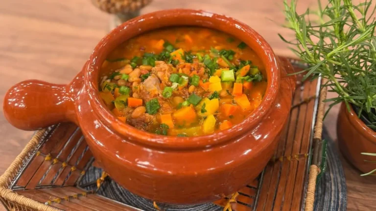 Costela suína com feijão branco