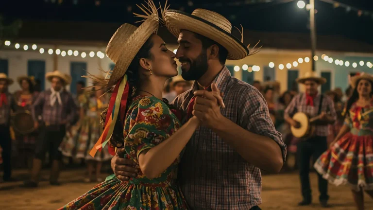 É hora de quadrilha no arraial do "Mulheres"!