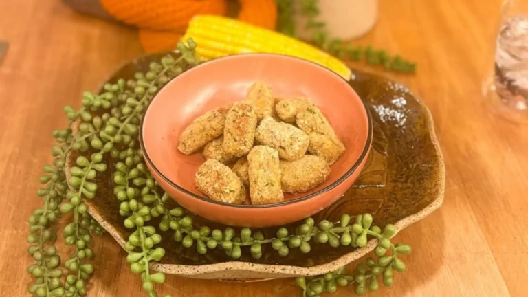 Croquete de frango com milho