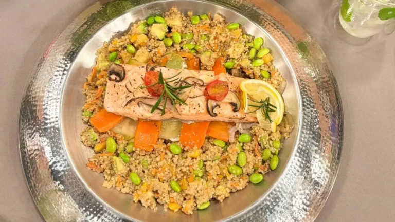 Peixe no Papillote com Quinoa!