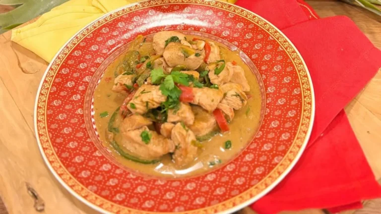 Frango indiano e chapati