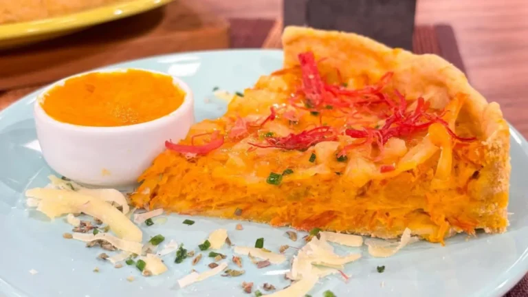 Quiche super saboroso de abóbora com carne-seca!