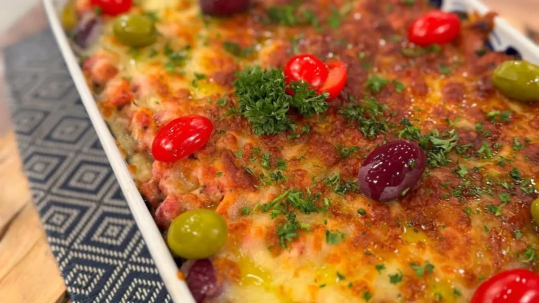 Deliciosa linguiça cremosa de forno!