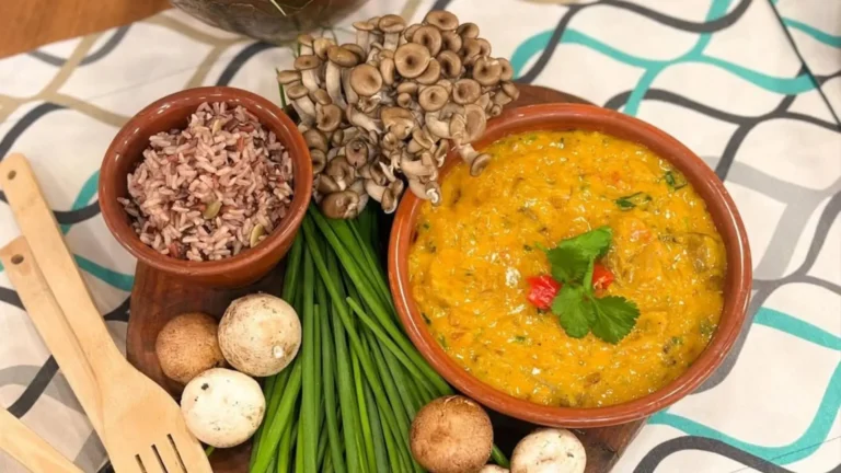 Bobó de cogumelos veganos