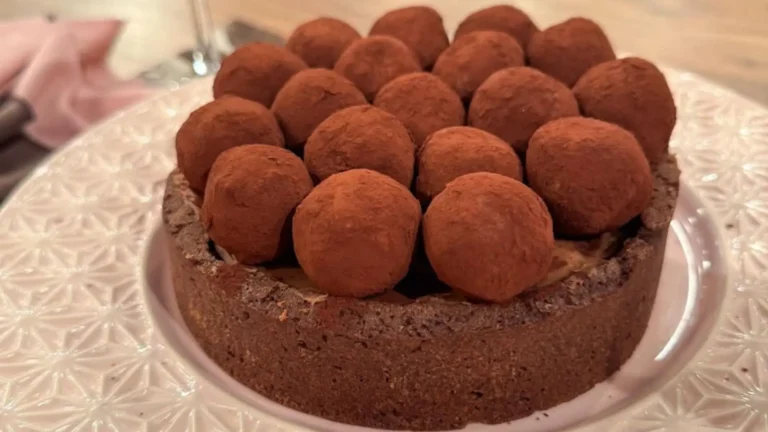 Deliciosa torta de chocolate trufada!