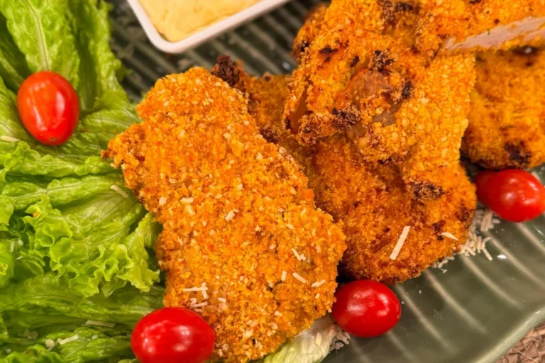 Frango crocante na airfryer com molhos práticos