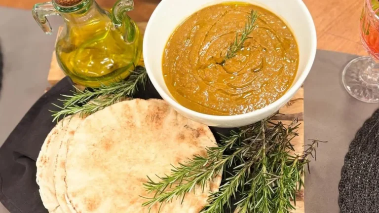 Sopa de berinjela assada