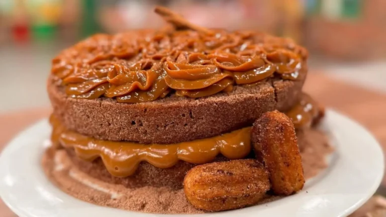 Maravilhoso bolo de churros com poucos ingredientes!