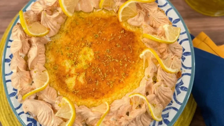 Maravilhosa torta de limão crocante!