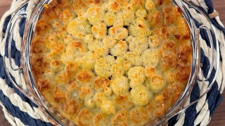 Carne moída com batatas gratinadas à moda da Rainha!