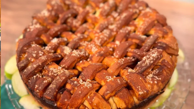 Torta pretzel de maçã