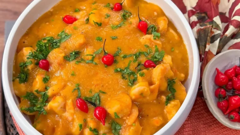 Bobó de camarão suculento e super saboroso!